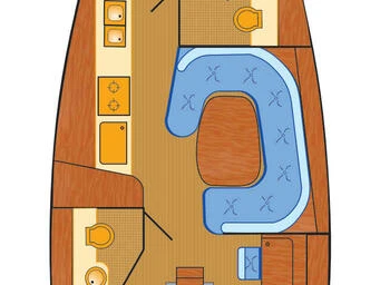 Bootsbau Rügen GmbH Vilm 41 cruiser a louer à Barth