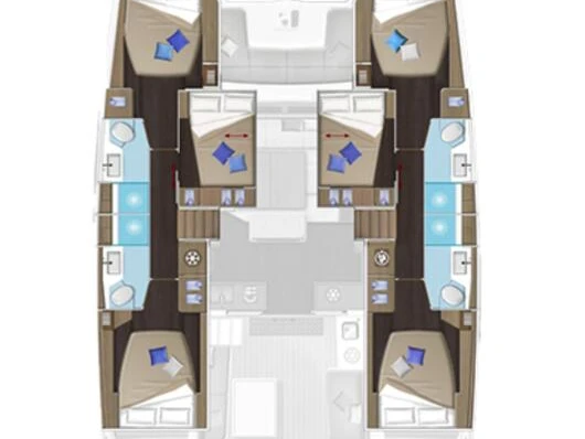 Location Catamaran à Trogir - Lagoon Lagoon 51