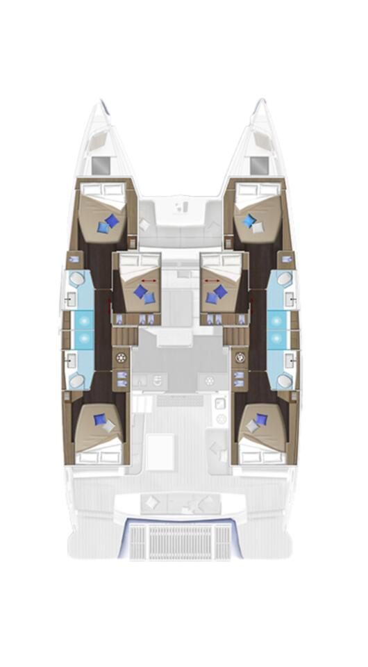 Location Catamaran à Trogir - Lagoon Lagoon 51