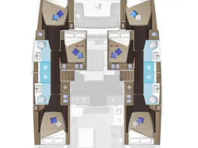 Location Catamaran à Trogir - Lagoon Lagoon 51