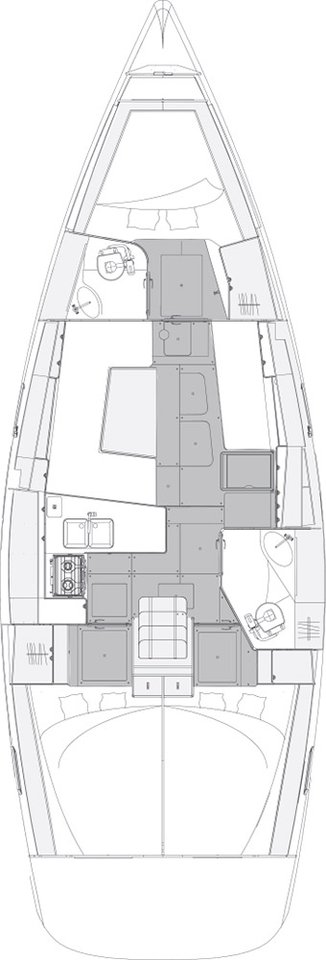 Location bateau Elan Impression 40.1 à Kaštela sur Samboat