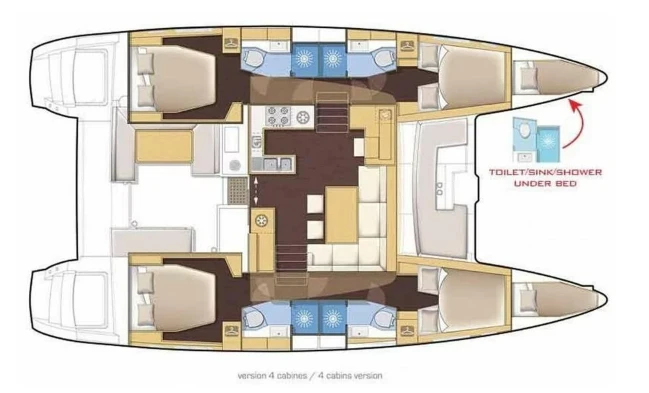 Location Catamaran Lagoon avec permis