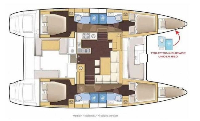 Location Catamaran Lagoon avec permis