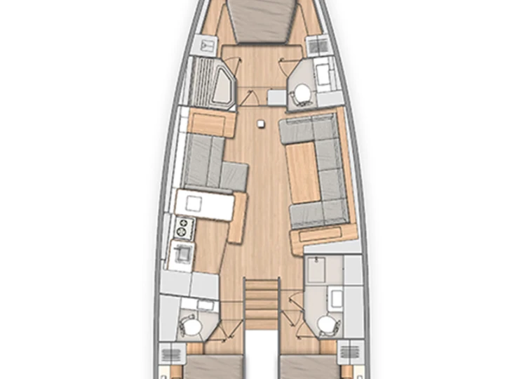 Location bateau Bénéteau Oceanis 54 à Road Town sur Samboat