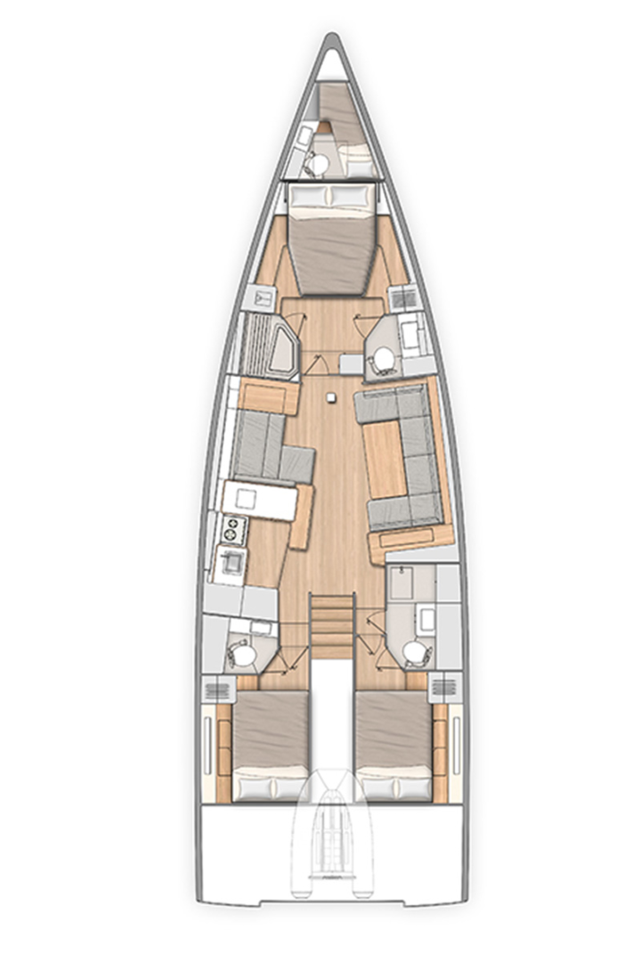 Location bateau Bénéteau Oceanis 54 à Road Town sur Samboat