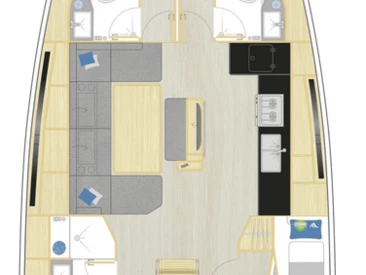 Location bateau Hanse Hanse 460 à Biograd na Moru sur Samboat