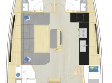 Location bateau Hanse Hanse 460 à Biograd na Moru sur Samboat