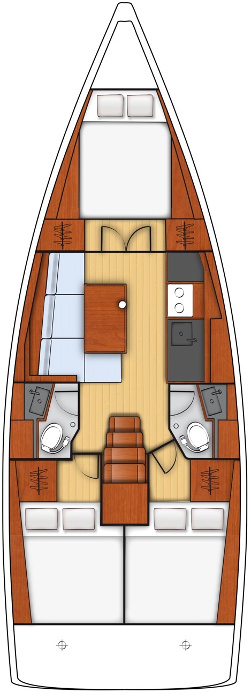 Location bateau Bénéteau Oceanis 38.1 à Biograd na Moru sur Samboat