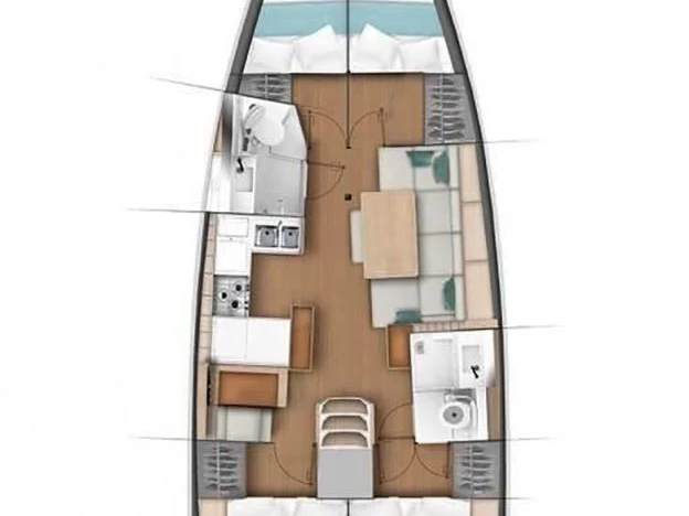 Location à Lávrio - Jeanneau Sun Odyssey 440 sur SamBoat