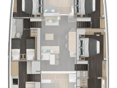 Location bateau Álimos pas cher Lagoon 60