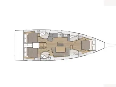 Bénéteau Oceanis 46.1 a louer à Rhodes (Ville)