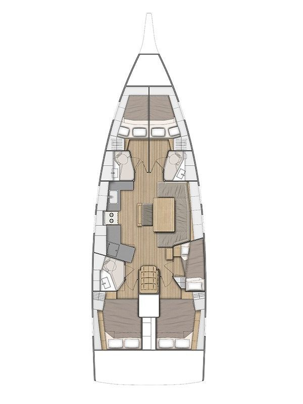 Louez un Bénéteau Oceanis 46.1 à Lávrio