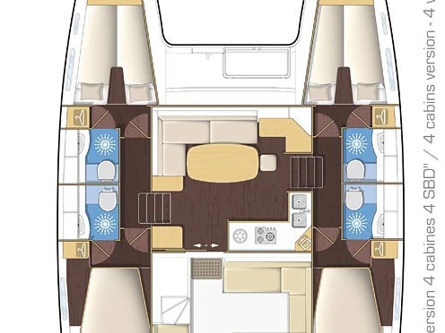 Location Catamaran à Turgutreis - Lagoon Lagoon 400 S2
