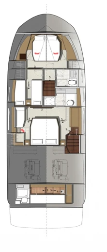Louez un Jeanneau Prestige 520 Flybridge - 3 + 1 cab. à Split