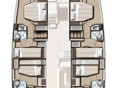 Location bateau Kaštela pas cher Bali 4.8