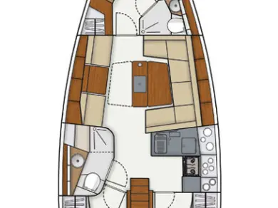 Location bateau Kaštela pas cher Hanse 415