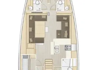 Location bateau Kaštela pas cher Hanse 588