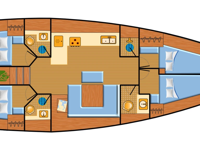 Location à Palma de Majorque - Bavaria Cruiser 45 sur SamBoat