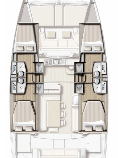 Location bateau Bali Bali 4.1 à Sibenik sur Samboat