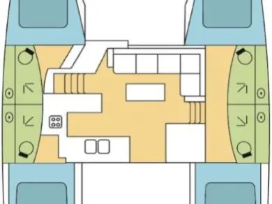 Fountaine Pajot Elba 45 a louer à Olbia