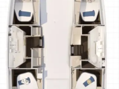 Louez un Fountaine Pajot Fountaine Pajot FP 41 Quatuor 2 à Saint-Mandrier-sur-Mer