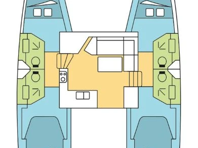 Louer Catamaran avec ou sans skipper Fountaine Pajot à Le Marin