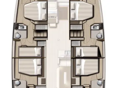 Location bateau Bali Bali 4.8 à Kaštela sur Samboat