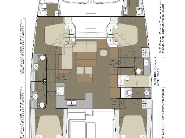 Location à Kaštela - Dufour Dufour Catamarans 48 Sail sur SamBoat