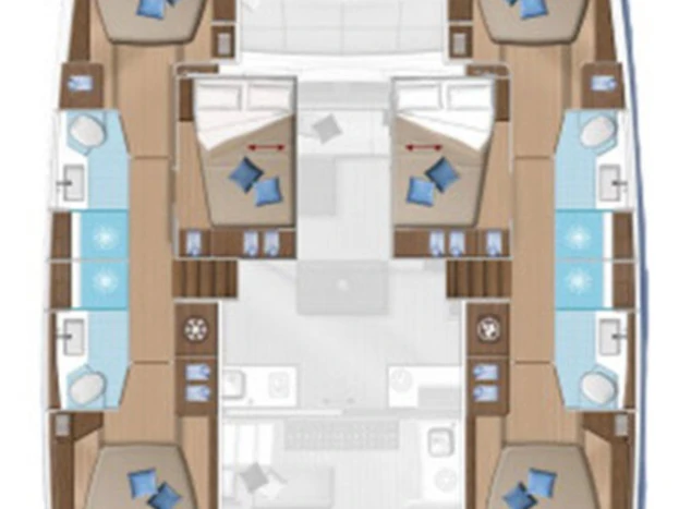 Location Catamaran à Kaštela - Lagoon Lagoon 50