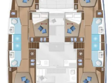 Location Catamaran à Kaštela - Lagoon Lagoon 50