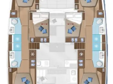 Location bateau Lagoon Lagoon 50 à Kaštela sur Samboat