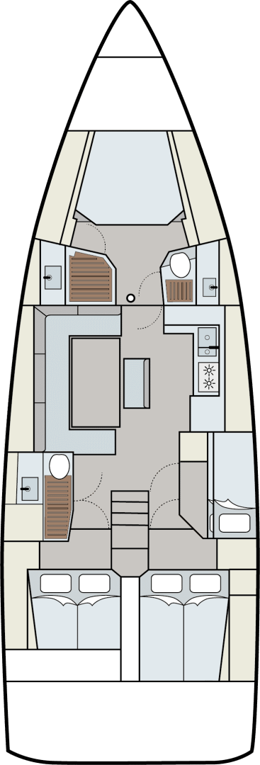 Location bateau Frenchtown pas cher Dufour 470