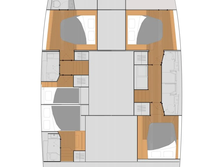 Location bateau Fountaine Pajot Tanna 47 à Frenchtown sur Samboat