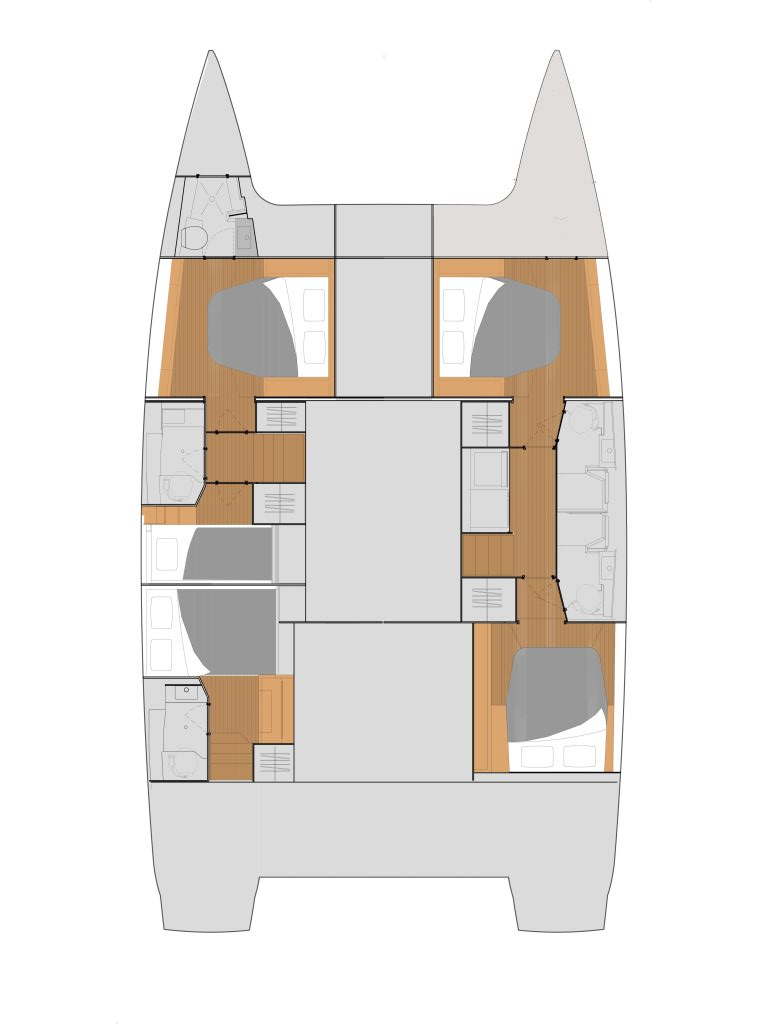 Location bateau Fountaine Pajot Tanna 47 à Frenchtown sur Samboat