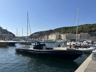 Novamarine Blackshiver120 charter bareboat or skippered in  Baie de San Ciprianu