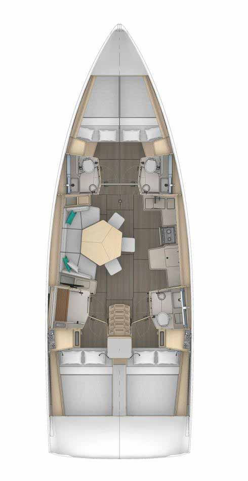 Location bateau Trogir pas cher Dufour 44