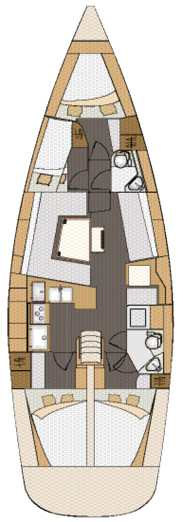 Location à Pula - Elan Impression 45 sur SamBoat