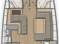 Bénéteau Oceanis 51.1 a louer à Lefkáda