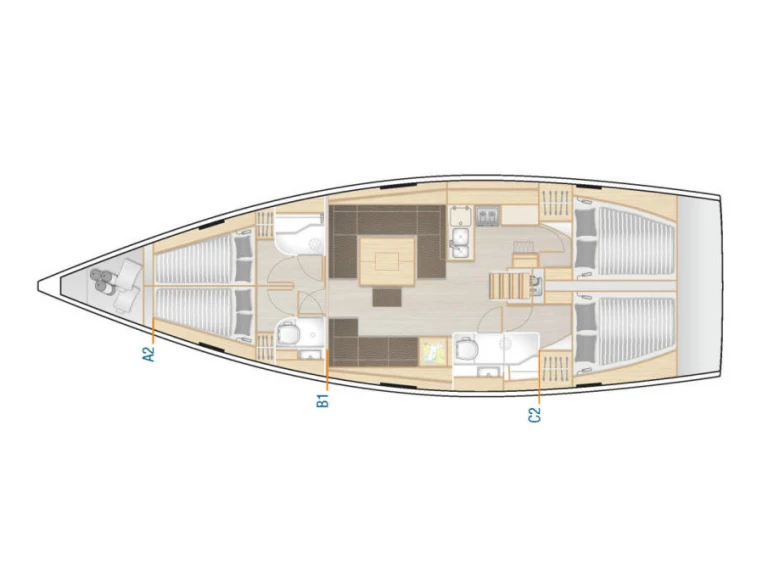 Louez un Hanse Hanse 458 à Biograd na Moru