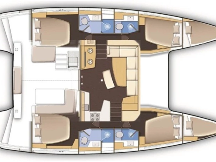 Location bateau Pirovac pas cher Lagoon 42