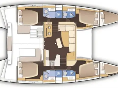 Location bateau Pirovac pas cher Lagoon 42