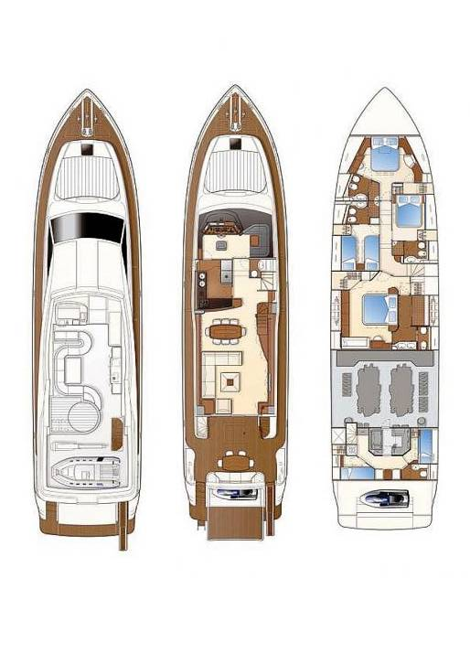 Location bateau Ferretti Ferretti Yachts 830 Flybridge à Glyfáda sur Samboat