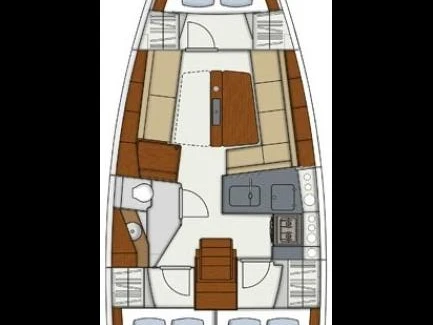 Location bateau Lefkáda pas cher Hanse 345