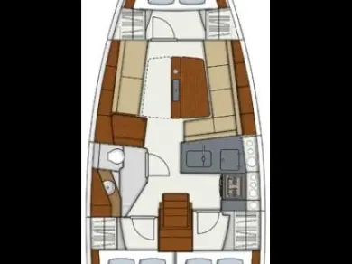Location bateau Lefkáda pas cher Hanse 345