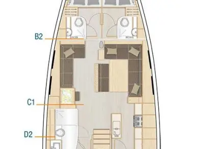 Location à Sukošan - Hanse Hanse 548 sur SamBoat