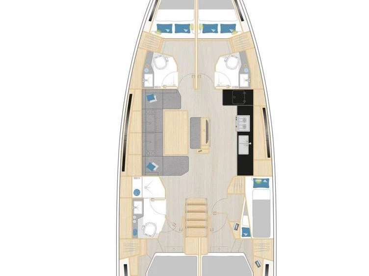 Location bateau Hanse Hanse 460 à Seget Donji sur Samboat