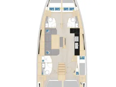 Location bateau Hanse Hanse 460 à Seget Donji sur Samboat