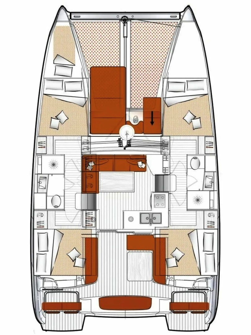 Location Catamaran à Lávrio - Excess Excess 11