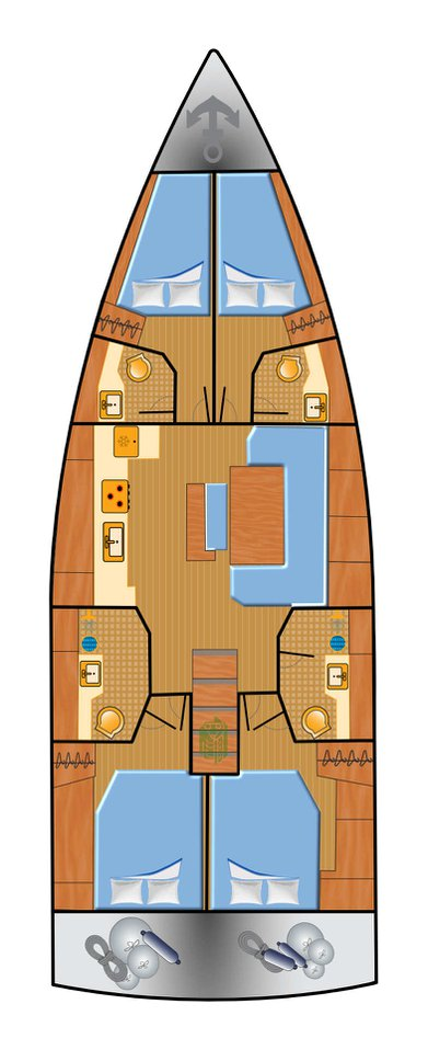 Location bateau Biograd na Moru pas cher Hanse 460