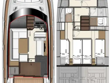 Location bateau Biograd na Moru pas cher Prestige 460 Fly - 3 + 1 cab.